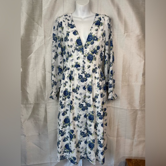 Modcloth Dresses & Skirts - ModCloth Howdy Petal Partner Button-up Midi Dress NWT